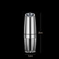 Rechargeable Electric Pepper And Salt Grinder Set One-Handed No Battery Needed Automatic Grinder With Adjustable Coarseness LED Light Refillable